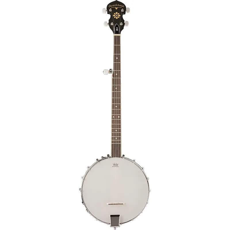 Oscar Schmidt OB3 Bluegrass Remo Head Top Wood Nato Neck Open-Back 5-String Banjo image 1