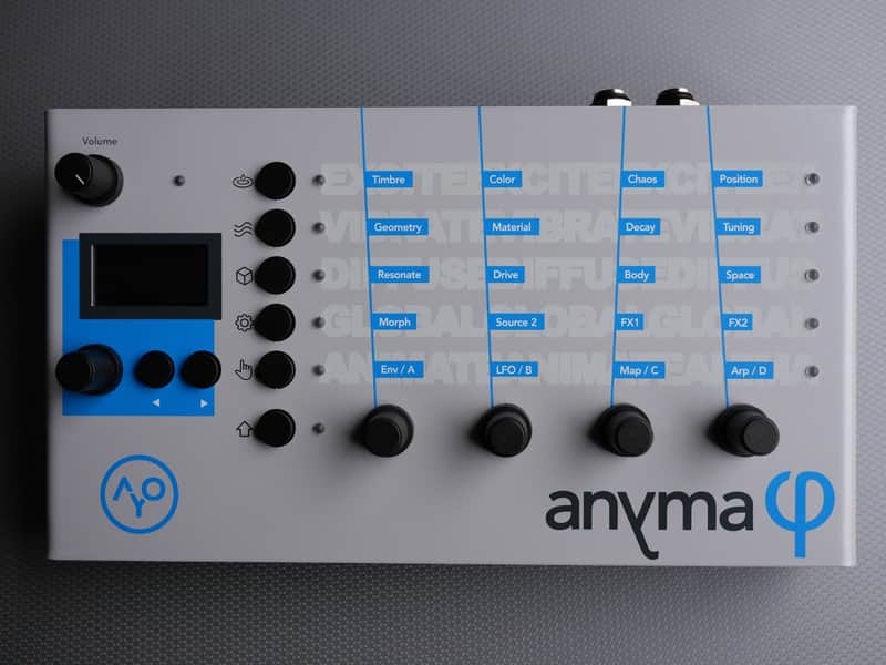 Aodyo Instruments Anyma Phi Physical Modeling Synth 2022 - Grey image 1
