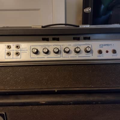 Ampeg B-25 55-Watt 2x15" Amp Half Stack 1971 - Black image 2