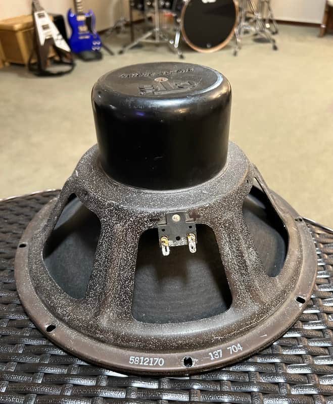 CTS 5812170 12” 8ohms speaker 1960s - Black image 1