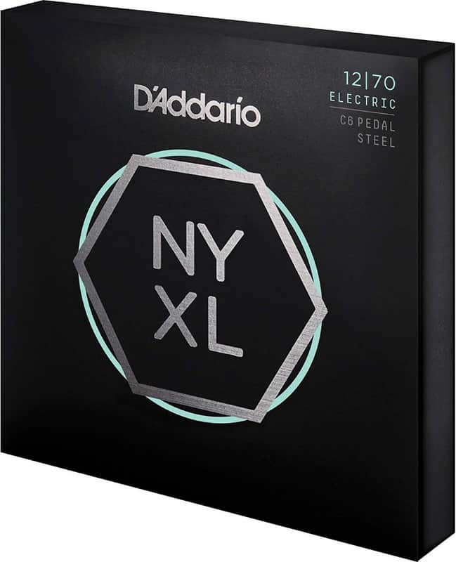 D'Addario NYXL1270PS Nickel Wound Regular C6 Pedal Steel Guitar Strings, 12-70 image 1