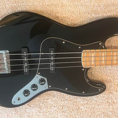 Squier Vintage Modified '77 Jazz Bass 2011 - 2018 - Black image 6