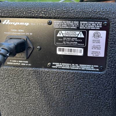 Ampeg BA 110 V2 2014-2025 - Black image 2