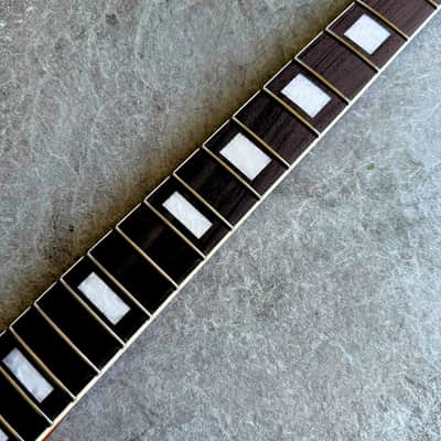 Tele Roasted Rosewood Fretboard Neck  21 Fret Pearl Block Inlays Satin Finish image 8