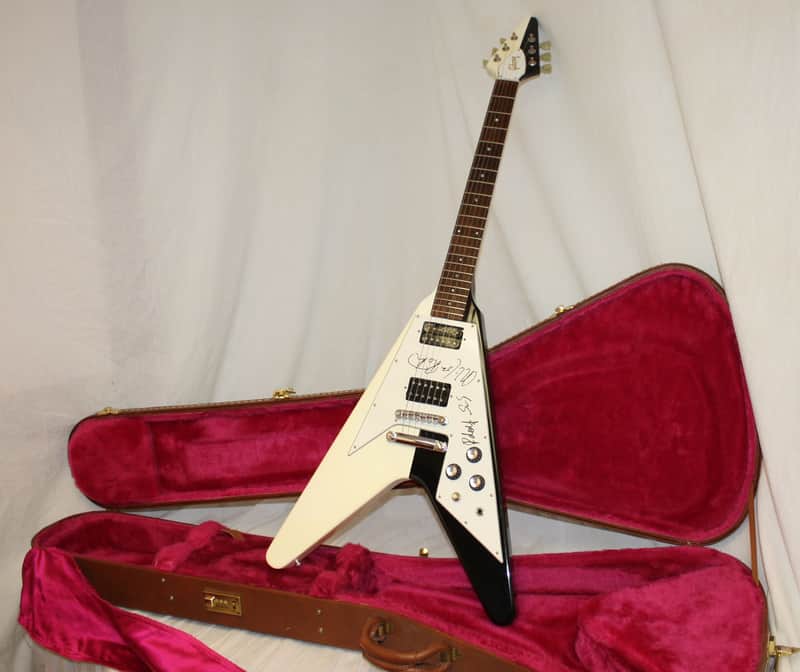 Gibson Rudolf Schenker Flying V Black/White 1993 image 1