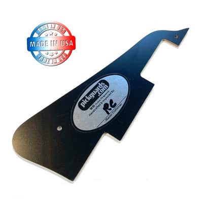 5 Ply Black/Cream Wide Bevel Pickguard for Gibson Les Paul Standard & Custom Made In USA image 4