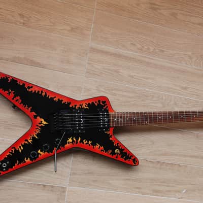 Washburn Dime 2000s 333 Black Jack Replica Of Inferno Dime D3 | Reverb