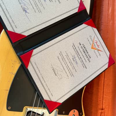Fender Custom Shop Greg Fessler Masterbuilt “The Bludgeon” ’51 Nocaster Blonde Heavy Relic — JB090 (1 of 100) w/ Signed COA image 2