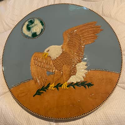 Gibson Resonator Prototype 1975 - Hand carved and hand painted image 8