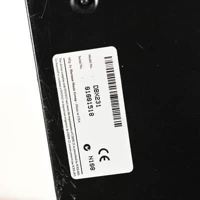 dbx 231 Dual-Channel 31-Band Graphic Equalizer CG01VRH image 10