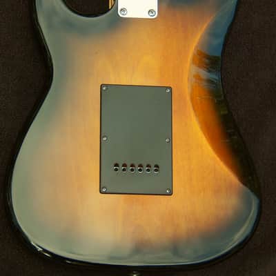 XX-Wide 2" Neck Tobacco Burst Mahogany Stratocaster with Ebony/Maple Neck + 2025+ 3 Matching Humbucking Custom Pickups + 3 Coil Spit Toggles + Kill Switch + Grover 406C Locking Tuners +Leveled, Crowned and Polished Frets with Full Setup! image 5