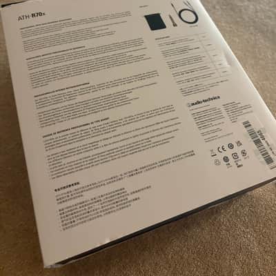 Audio-Technica ATH-R70X Open-Back On-Ear Reference Monitor Headphones 2010s - Black image 9