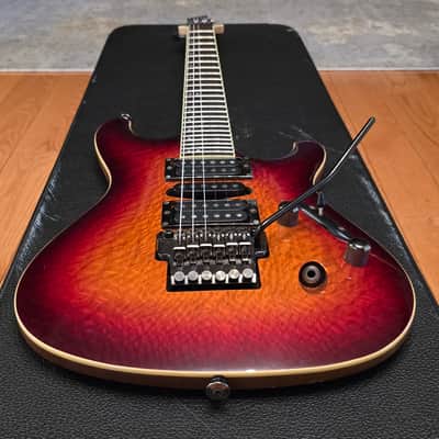 Ibanez S6570SK-STB Prestige with Rosewood Fretboard 2017 - 2018 - Sunset Burst image 1