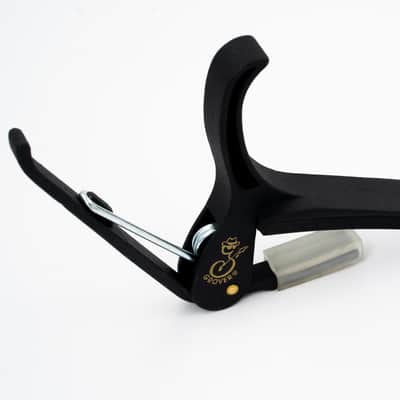 Grover #GP750BL - Ultra Capo, Off Set, Matte Black image 3