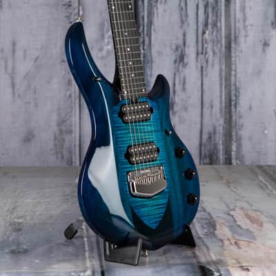 Used Ernie Ball Music Man John Petrucci Majesty 7-String, Blue Silk image 2