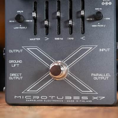 Darkglass Microtubes X7 Bass Preamp Distortion Effects Pedal - Floor Model image 8