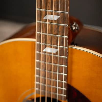 Epiphone Masterbilt Texan FT79 Acoustic Guitar with Fishman Pick-up - Natural with Hardshell Case - Used image 9