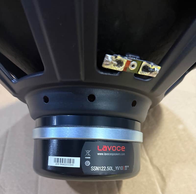 LAVOCE SPEAKERS# SSF122.50L - 12" woofer 2 ohm NEO VERSION image 1