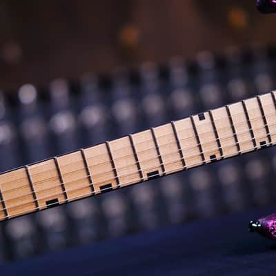 ESP M-II ctm neck thru castmetal pink hiendguitar special run image 6