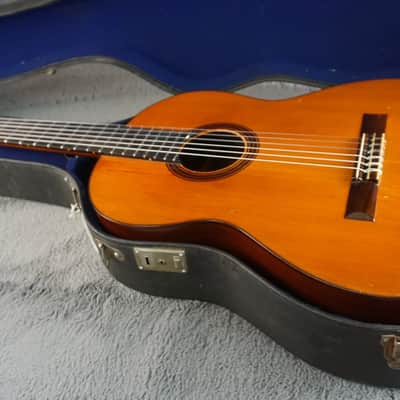 Teruaki Nakade No. 20 Classical Guitar 1964 Tokyo Handmade w/ Hard Case – Refret, Crack Repair, Setup image 22