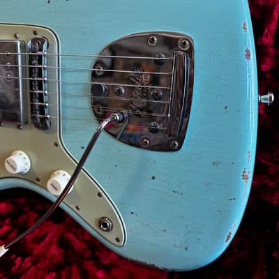 Fender Custom Shop Dealer Select '61 Jazzmaster Wide Range Relic Left-Handed 2022 - Surf Green image 4