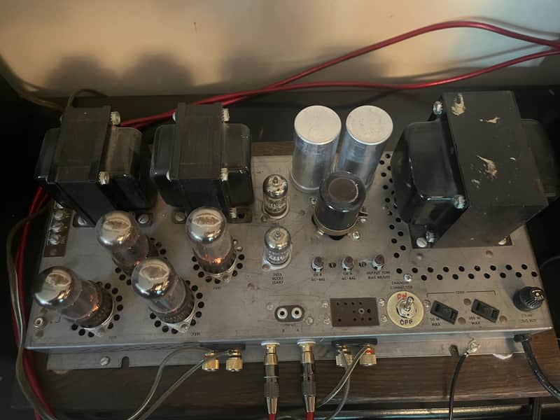 Fisher A660 Tube Stereo Amplifier 7591 Quad Matched Fisher Brand image 1