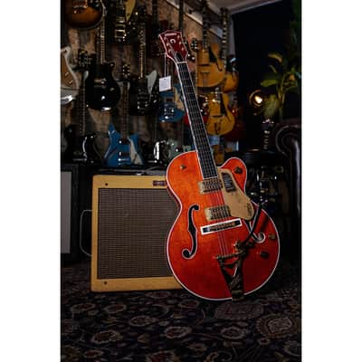 Gretsch Pro Nashville Bigsby Orange Stain image 15