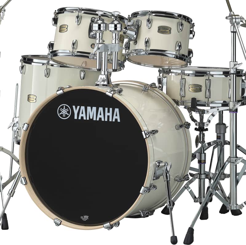 Yamaha SBP2F5CLW Stage Custom Birch 22x17/16x15/12x8/10x7/5.5x14" 5pc Shell Pack - Classic White image 1