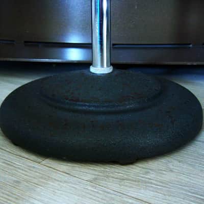 Vintage 1950's Atlas Sound MS12C microphone floor stand MS10C Shure # 1 image 8
