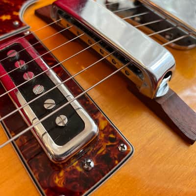 Vintage Kingston Semi-hollow body 1960s - Sunburst image 6