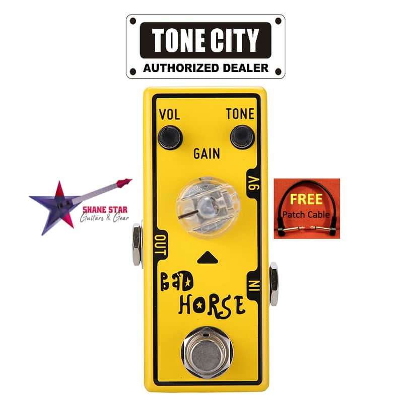Tone City Bad Horse (Klon-Style) Overdrive/Boost! Germanium Diodes For Clear Timbre + Full Harmonics At Higher Gain Settings! image 1