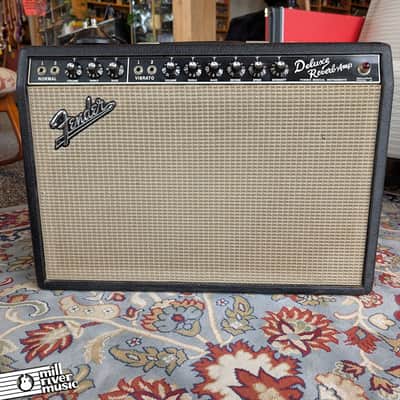 Fender 1967 Deluxe Reverb, Black Panel, AB763 - Used