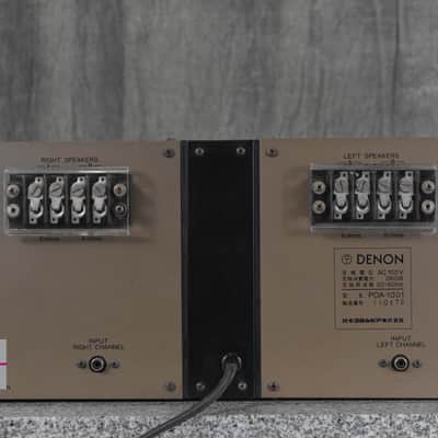 DENON POA-1001 Power Amplifier in Good Condition image 19