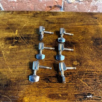 MIJ 6 in Line 11/32 Tuners (1970s -Chrome) image 3