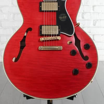 Heritage Custom Shop Core Collection H-555 Electric Guitar - Artisan Aged Trans Cherry (H555CCAATCd1) image 5