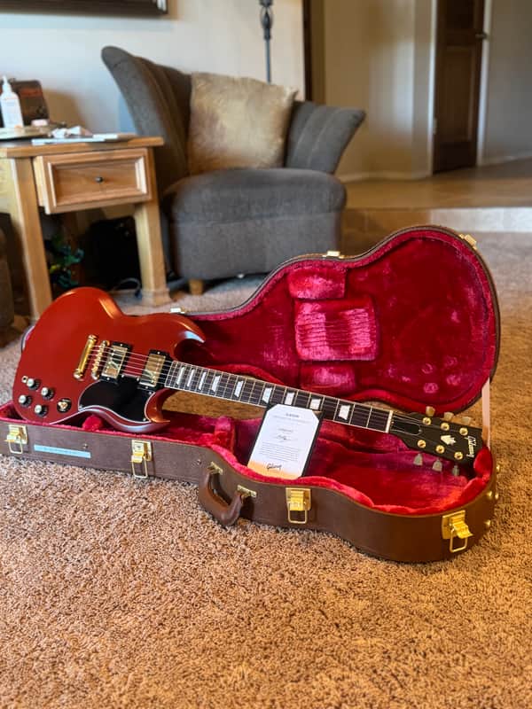 MINTY Gibson SG Standard ‘61 | MOD Collection - Evil Scarlet Satin
