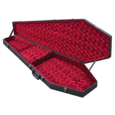 COFFIN CASES Model B195R Bass Guitar Case Red Velvet Interior image 1