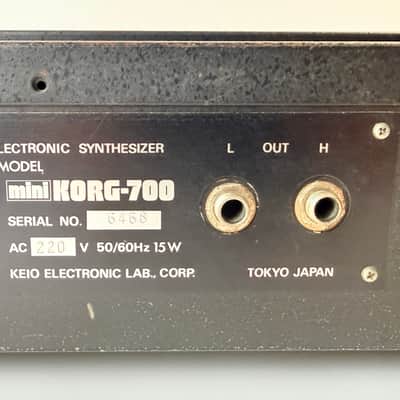 Korg MiniKORG 700 37-Key Analog Synthesizer 1973 (Serviced / Warranty) image 3