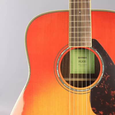 Yamaha FG830-AB Acoustic Guitar - Autumn Burst image 4