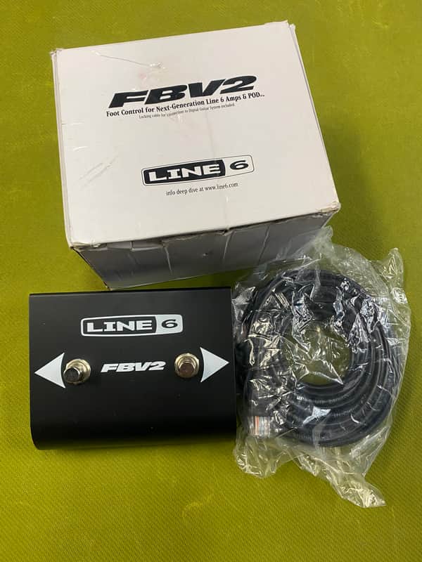 Line 6 FBV2 2-Button Footswitch 2010s - Black image 1