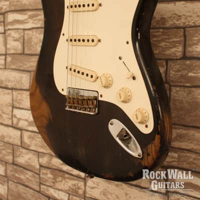 Fender  Stratocaster 1955 WW10 Wildwood Heavy Relic Ebony Custom Shop  2020 image 6