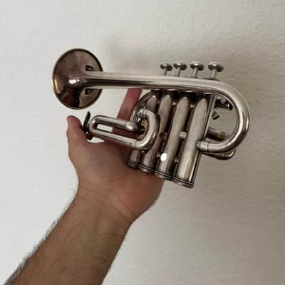Yamaha Custom 9810 Silver Plated Bb/A Piccolo Trumpet image 4