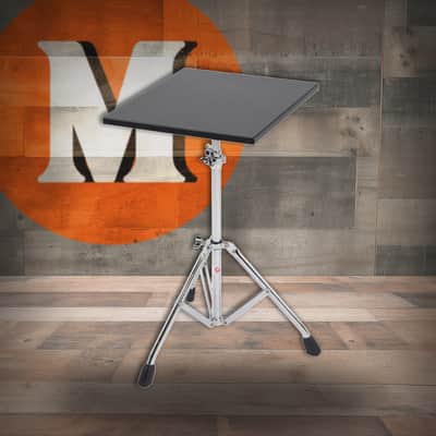 Gibraltar Workstation Elliptical Leg Base 2-Tier Stand with 15 inch. x 18 inch. Mounted Table (77WKST) image 1