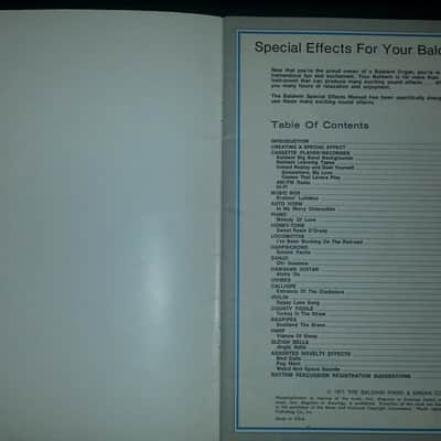 Baldwin Organ Learning Program - Special Effects Book Bild 7