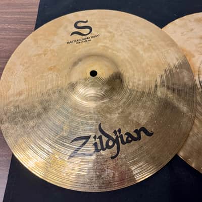 Zildjian 14" S Series Mastersound Hi-Hat Cymbals (Pair) 2016 - Present - Brilliant image 2
