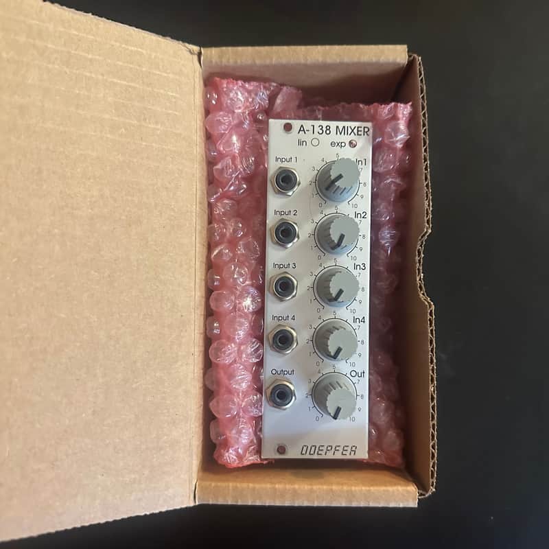 Doepfer A-138b "EXP" Mixer with Logarithmic Pots 2010s - Silver image 1
