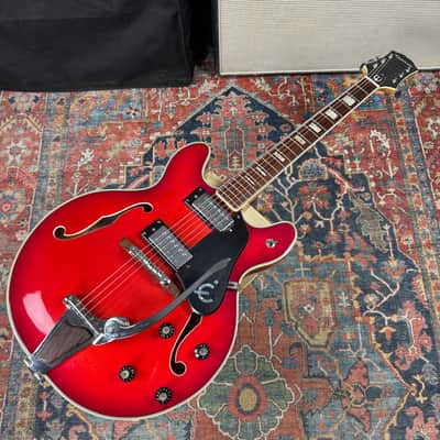 *Video* Epiphone EA250  Hollow Body  Blue Label Made in Japan Matsumoku - 1974-1975 image 2