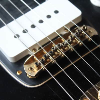 FENDER "Custom Shop 62 Jazzmaster JRN RW Aged Black, Gold Hardware" UNIQUE, 1 of 1 image 9