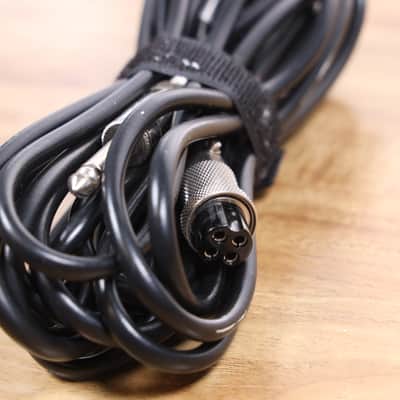 Vintage Foster MDF-618BC Dynamic Cardioid Microphone w/ Stand - 1970s - Silver image 12