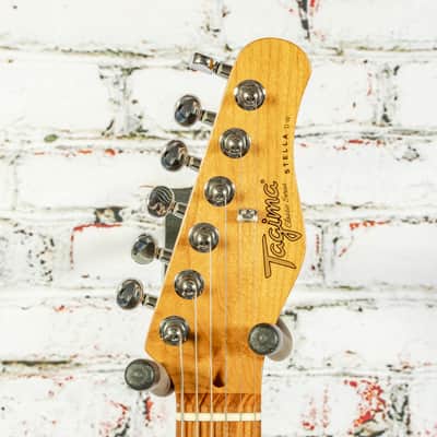 Tagima - Stella DW - Double-Cut HSS Electric Guitar - Amber Top - x0081 - USED image 5
